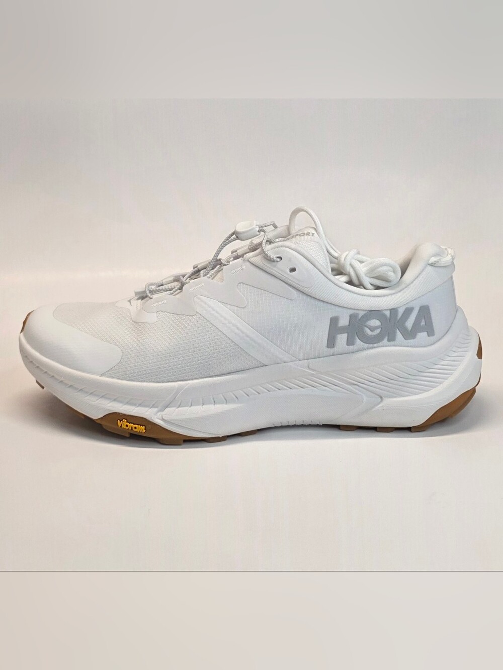 New  Hoka One One Transport Running Shoes White Gum Men's Size 10D  & 11D